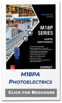 Click for Brochure M18PA Photoelectrics