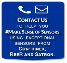 Contact Us to  help  you #Make Sense of Sensors using  exceptional sensors  from  Contrinex,  ReeR and Satron.