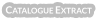 Catalogue Extract