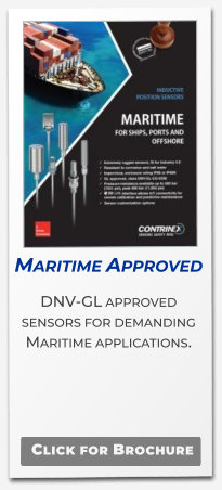 Maritime Approved DNV-GL approved sensors for demanding Maritime applications.   Click for Brochure