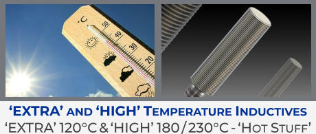 ‘Extra’ and ‘High’ Temperature Inductives  ‘Extra’ 120°C & ‘High’ 180 / 230°C - ‘Hot Stuff’