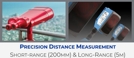 Precision Distance Measurement Short-range (200mm) & Long-Range (5m)